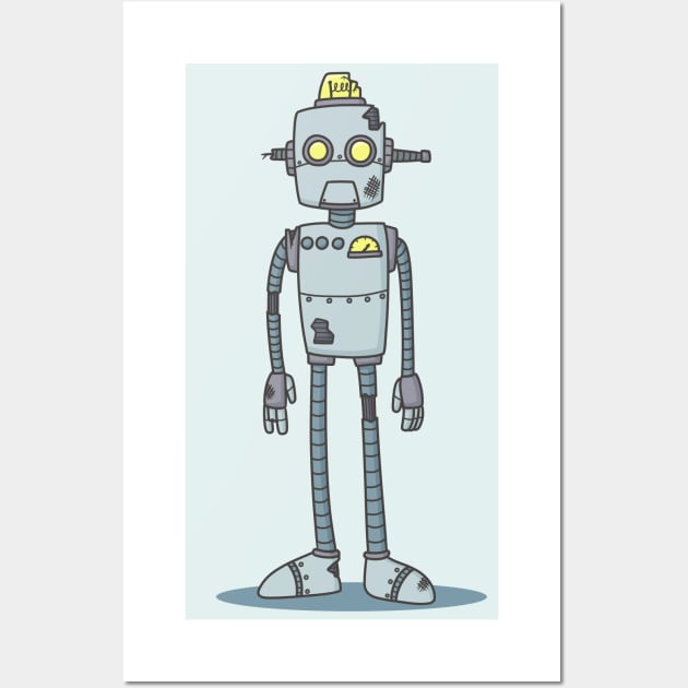 Old Robot Wall Art by KammyBale